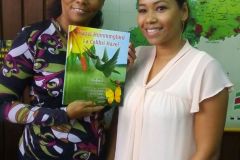 Sharing Hazel Hummingbird with the Suriname Tourist Board